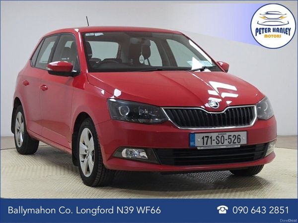 Skoda Fabia Hatchback, Petrol, 2017, Red