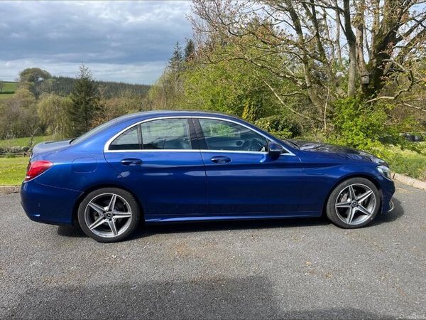 Mercedes-Benz C-Class Saloon, Diesel, 2018, Blue