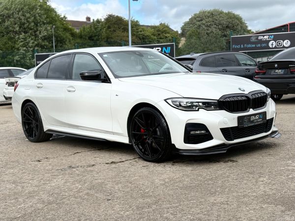 BMW 3-Series Saloon, Petrol Hybrid, 2019, White