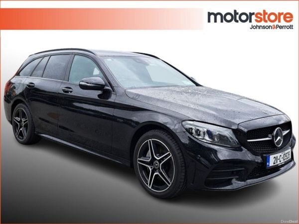 Mercedes-Benz C-Class Estate, Petrol Plug-in Hybrid, 2021, Black