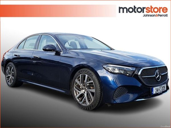 Mercedes-Benz E-Class Saloon, Diesel Hybrid, 2024, Blue