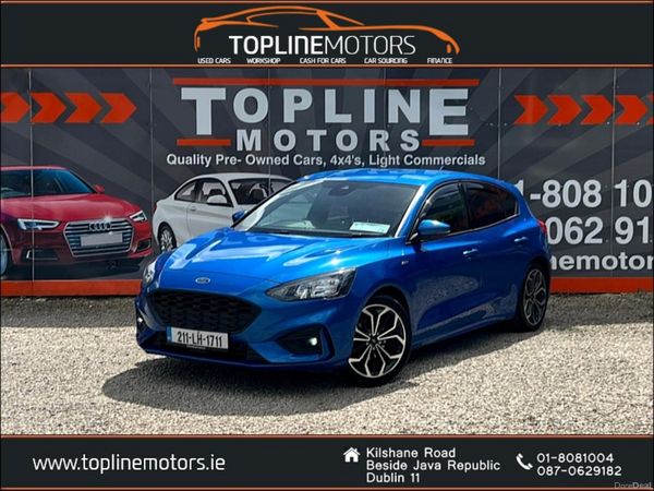 Ford Focus Hatchback, Petrol Hybrid, 2021, Blue