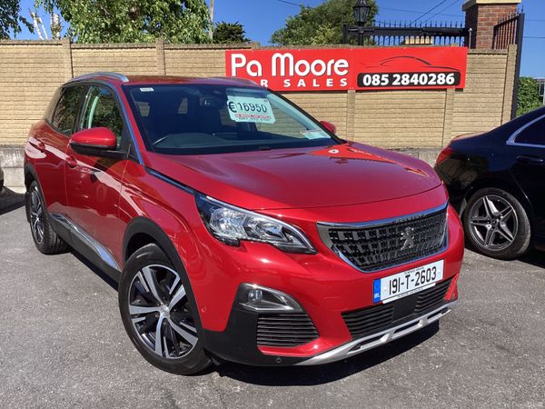 Peugeot 3008 SUV, Diesel, 2019, Red