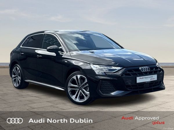 Audi A3 Hatchback, Petrol Plug-in Hybrid, 2025, Black