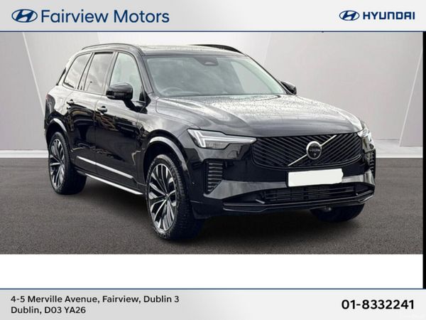 Volvo XC90 SUV, Petrol Plug-in Hybrid, 2025, Black