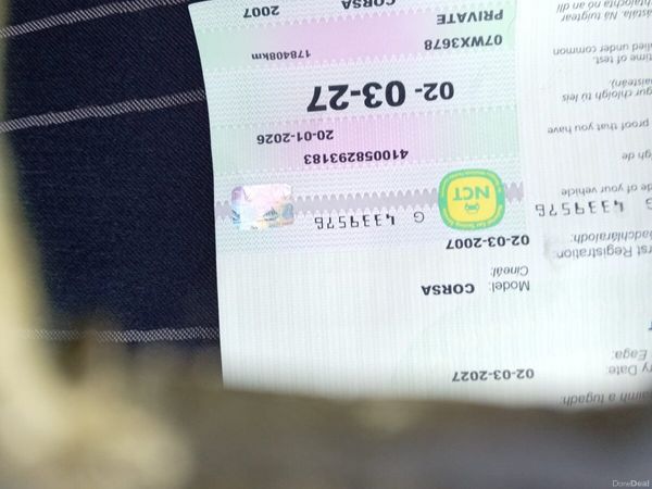 Opel Corsa Hatchback, Diesel, 2007, Silver