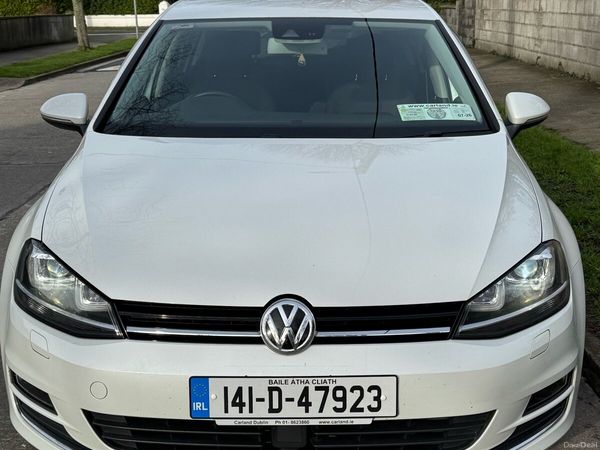 Volkswagen Golf Hatchback, Petrol, 2014, White