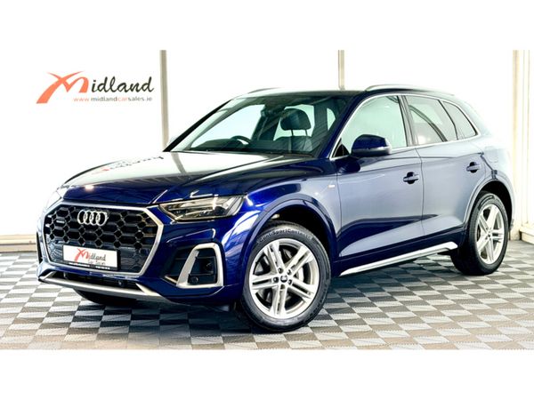 Audi Q5 Estate, Petrol Hybrid, 2024, Blue