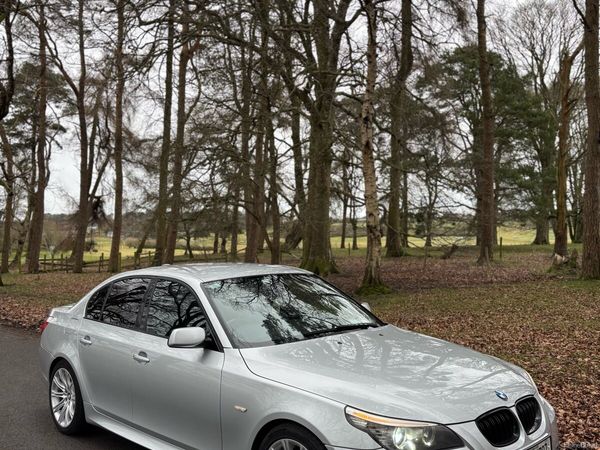 BMW 5-Series Saloon, Diesel, 2008, Silver