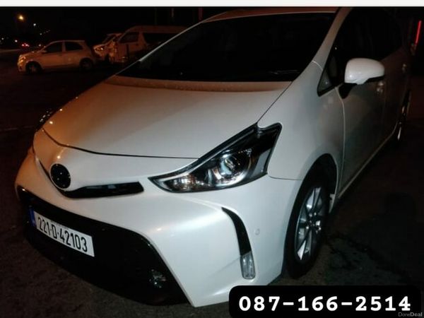 Toyota Prius MPV, Petrol Hybrid, 2021, White