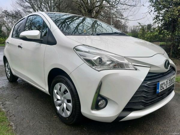 Toyota Vitz Hatchback, Petrol, 2019, White