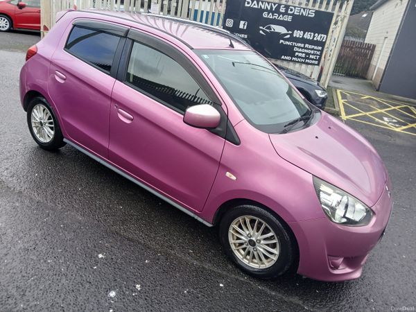 Mitsubishi Mirage Hatchback, Petrol, 2012, Pink