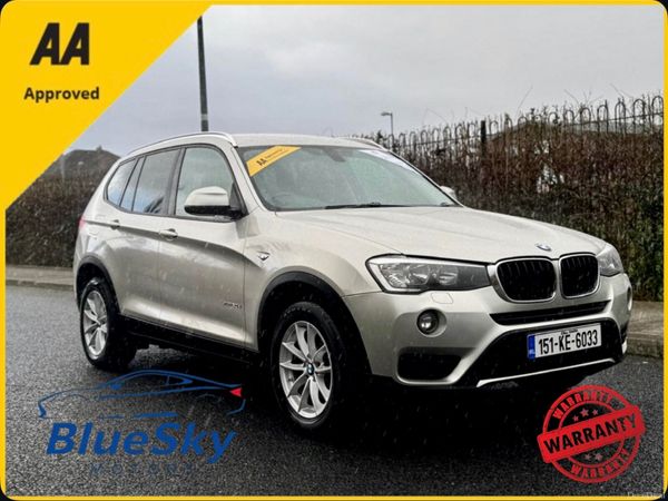 BMW X3 SUV, Diesel, 2015, Silver