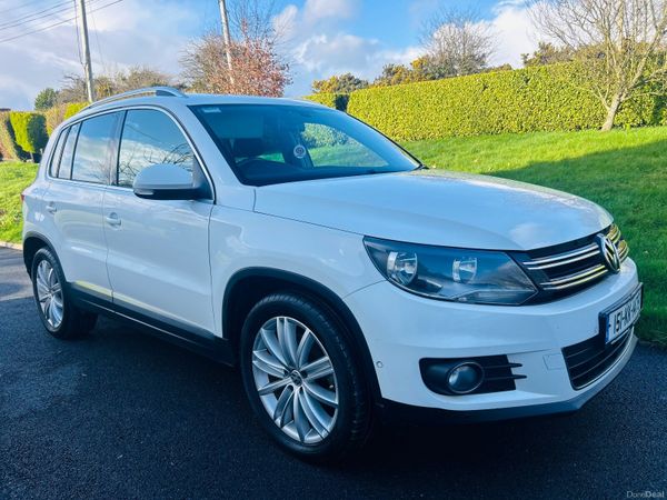 Volkswagen Tiguan SUV, Diesel, 2015, White
