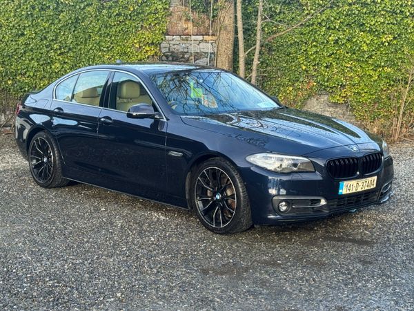 BMW 5-Series Saloon, Diesel, 2014, Blue