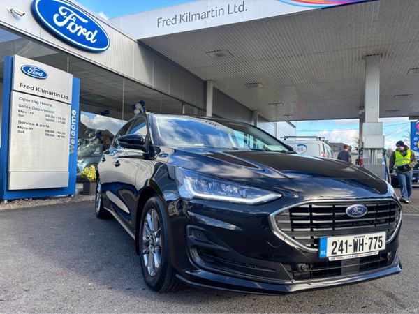 Ford Focus Hatchback, Petrol Hybrid, 2024, Black