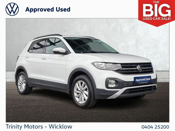 Volkswagen T-Cross SUV, Petrol, 2023, White