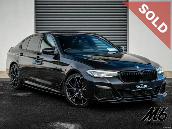 BMW 5-Series Saloon, Petrol Hybrid, 2022, Grey