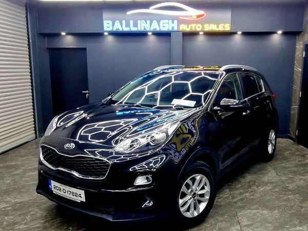 Kia Sportage SUV, Diesel Hybrid, 2020, Black