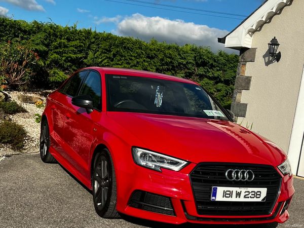 Audi A3 Saloon, Diesel, 2018, Red