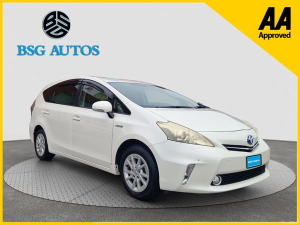 Toyota Prius MPV, Petrol Hybrid, 2013, White