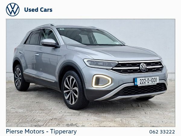 Volkswagen T-Roc SUV, Petrol, 2022, Silver
