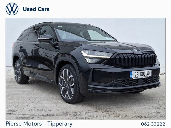 Skoda Kodiaq SUV, Petrol Hybrid, 2025, Black
