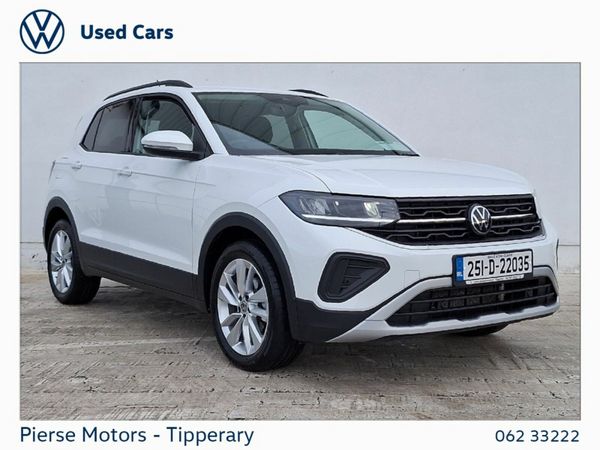 Volkswagen T-Cross Estate, Petrol, 2025, White