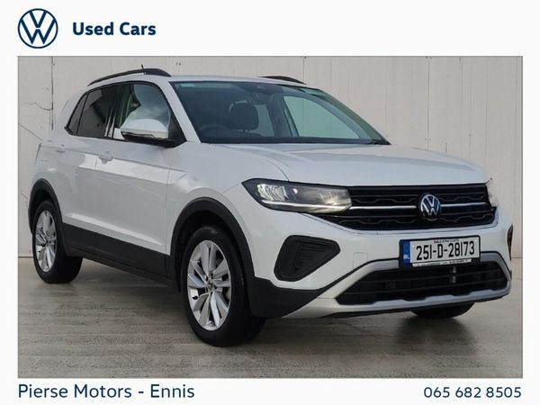 Volkswagen T-Cross Estate, Petrol, 2025, White