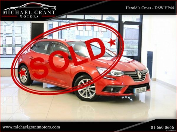 Renault Megane Hatchback, Diesel, 2017, Red