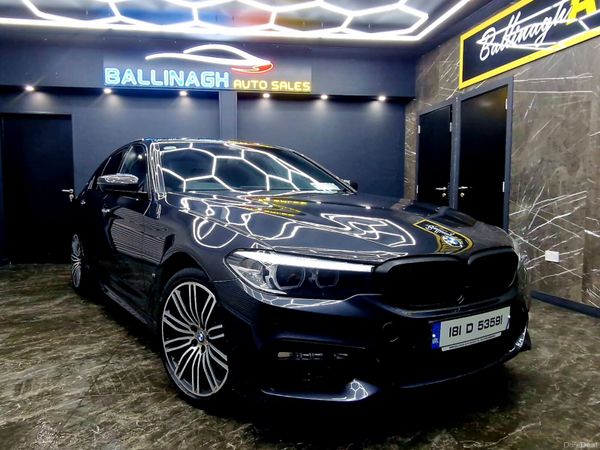 BMW 5-Series Saloon, Petrol Plug-in Hybrid, 2018, Grey