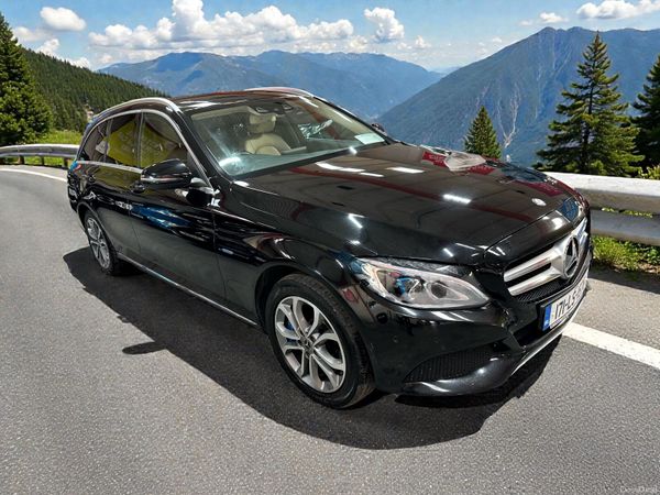Mercedes-Benz C-Class Estate, Petrol Plug-in Hybrid, 2017, Black