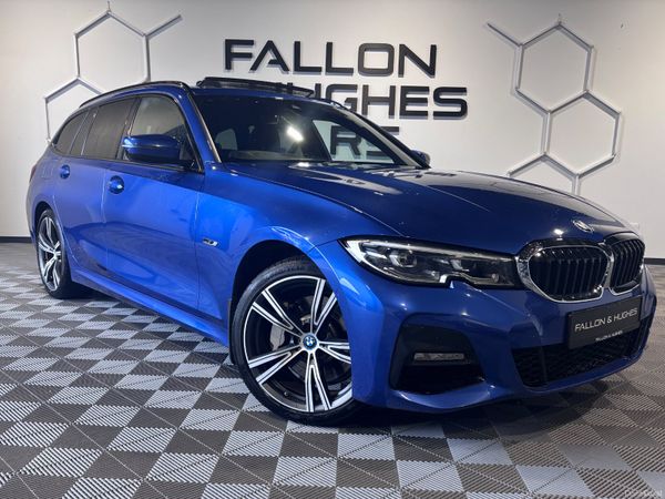 BMW 3-Series Estate, Petrol Plug-in Hybrid, 2021, Blue