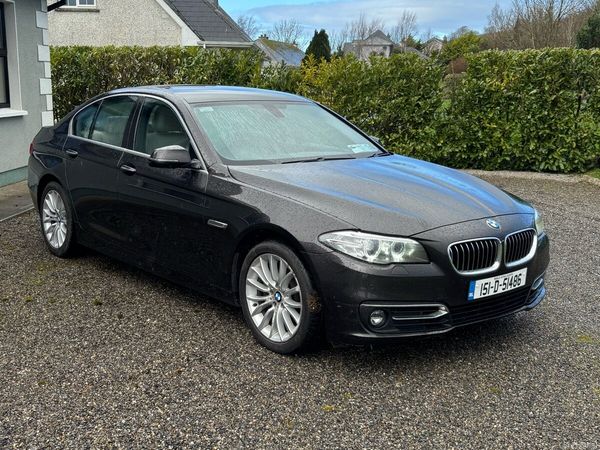 BMW 5-Series Saloon, Diesel, 2015, Brown