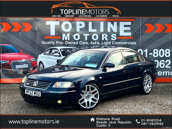 Volkswagen Passat Saloon, Petrol, 2002, Blue