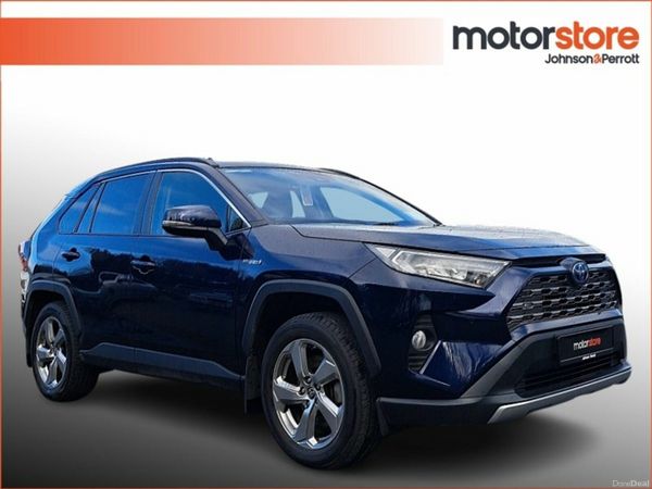 Toyota RAV4 SUV, Petrol Hybrid, 2021, Blue