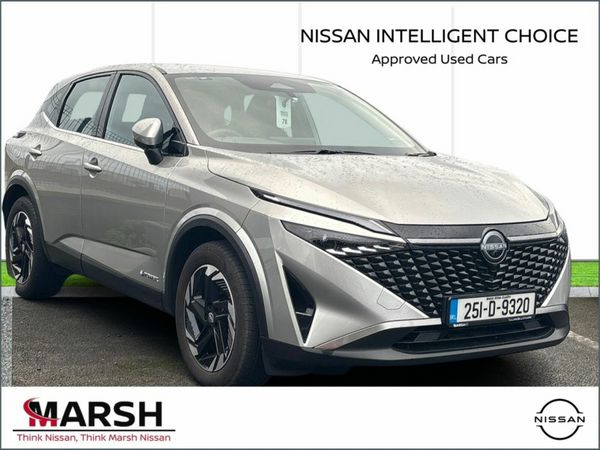 Nissan Qashqai SUV, Petrol Hybrid, 2025, Silver