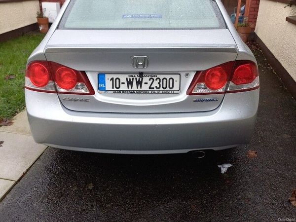 Honda Civic Saloon, Petrol Hybrid, 2010, Silver