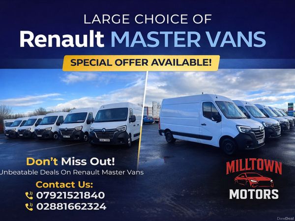 Renault Master Van, Diesel, 2023, White