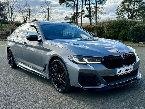 BMW 5-Series Saloon, Petrol Hybrid, 2022, Grey