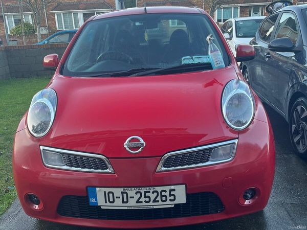 Nissan Micra Hatchback, Petrol, 2010, Red