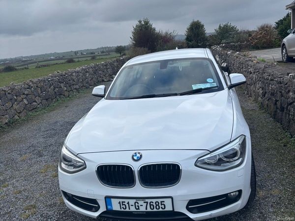 BMW 1-Series Hatchback, Petrol, 2015, White
