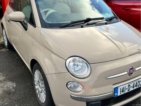 Fiat 500 Hatchback, Petrol, 2014, Silver