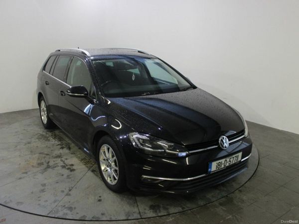Volkswagen Golf Estate, Petrol, 2018, Black