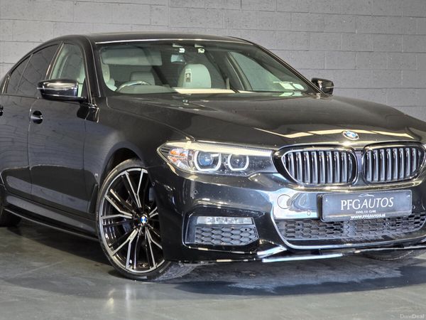 BMW 5-Series Saloon, Petrol Plug-in Hybrid, 2017, Black