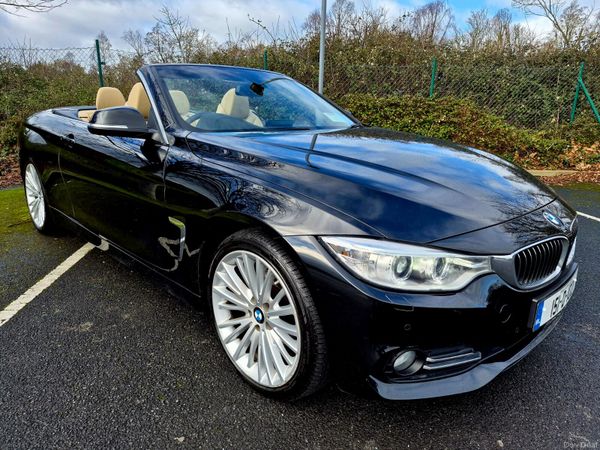 BMW 4-Series Convertible, Diesel, 2015, Black