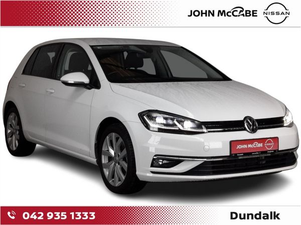 Volkswagen Golf Hatchback, Petrol, 2018, White