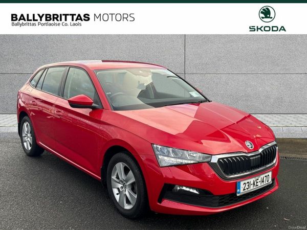 Skoda Scala Hatchback, Petrol, 2023, Red