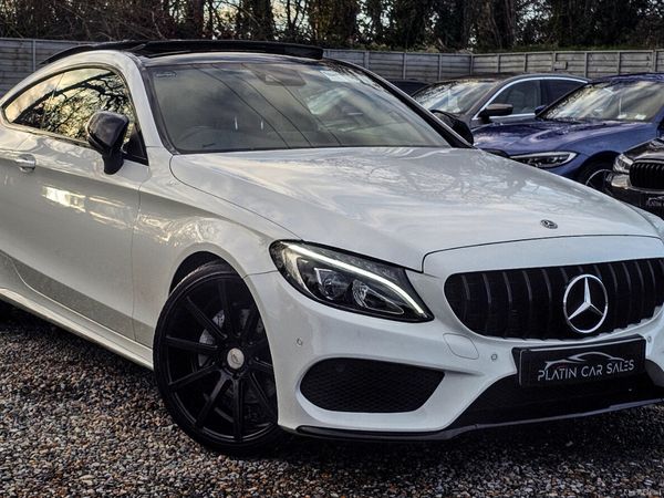 Mercedes-Benz C-Class Coupe, Diesel, 2018, White