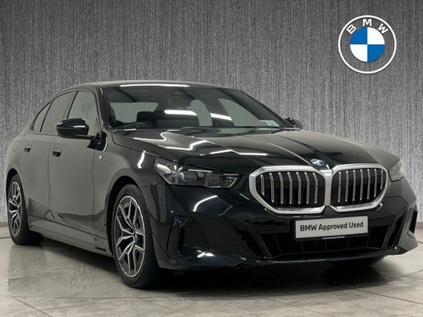 BMW 5-Series Saloon, Petrol Plug-in Hybrid, 2024, Black